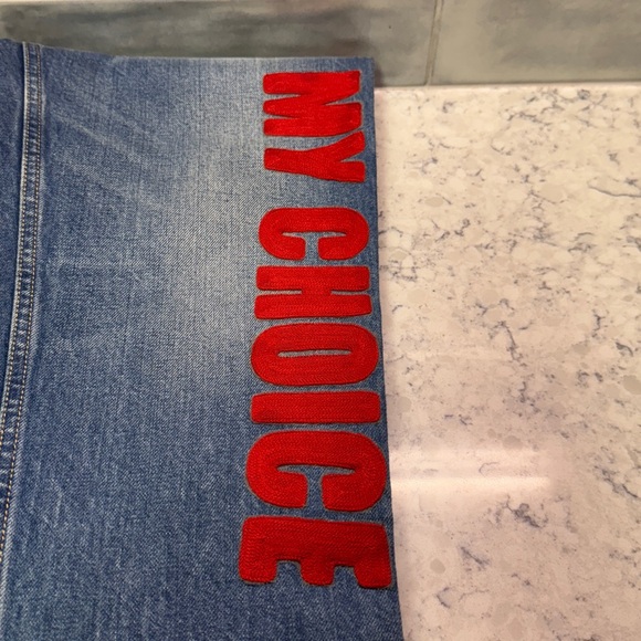 Gucci Denim Jeans “My Body My Choice” size 26 My Body My Choice - Picture 3 of 9